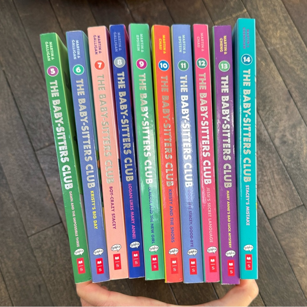 Babysitters Club Graphic Novels #5-14. Ten total.